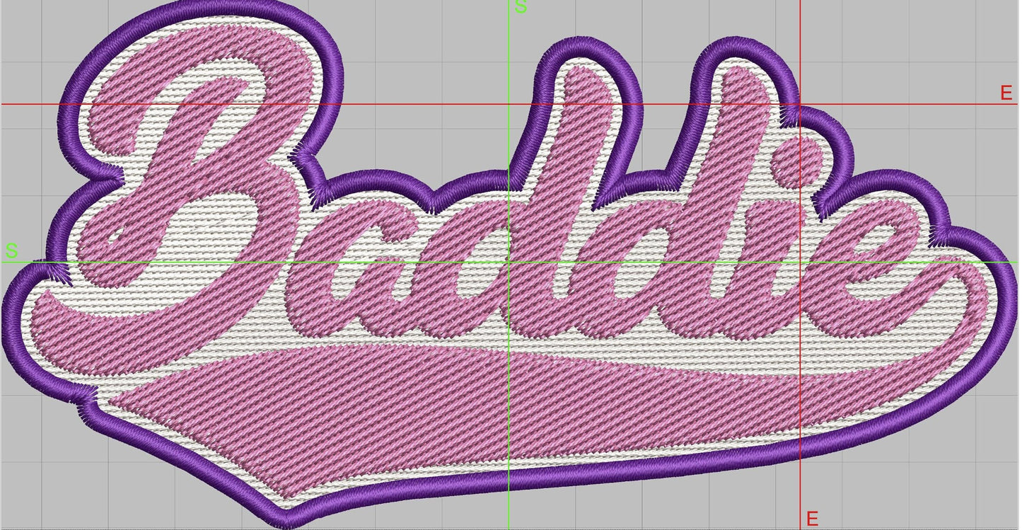 Baddie Baseball Patch