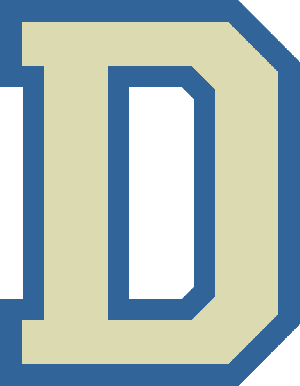 "D" Varsity Letter Patch