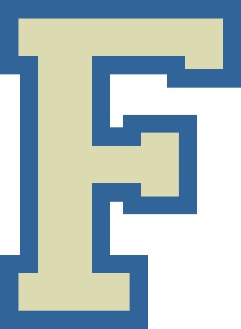 "F" Varsity Letter Patch