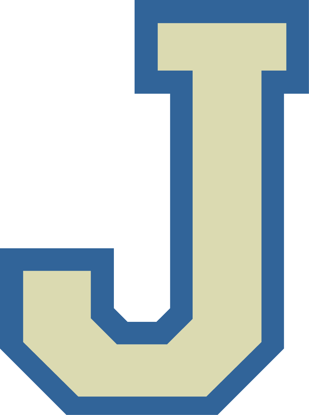 "J" Varsity Letter Patch