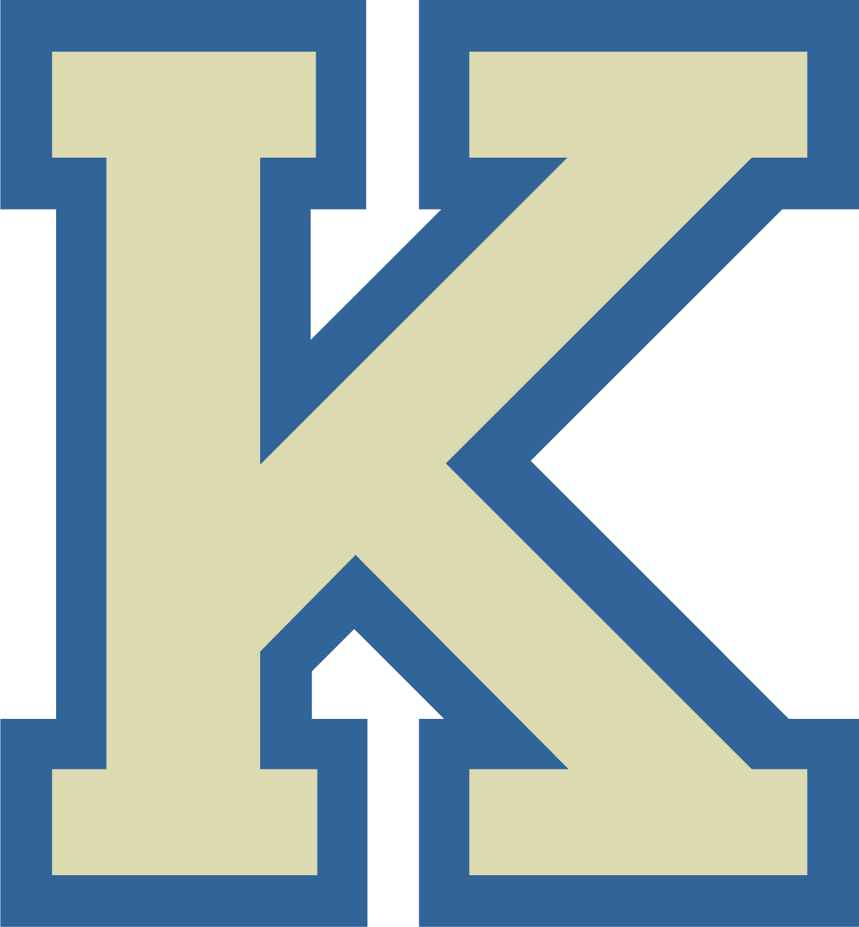 "K" Varsity Letters Patch