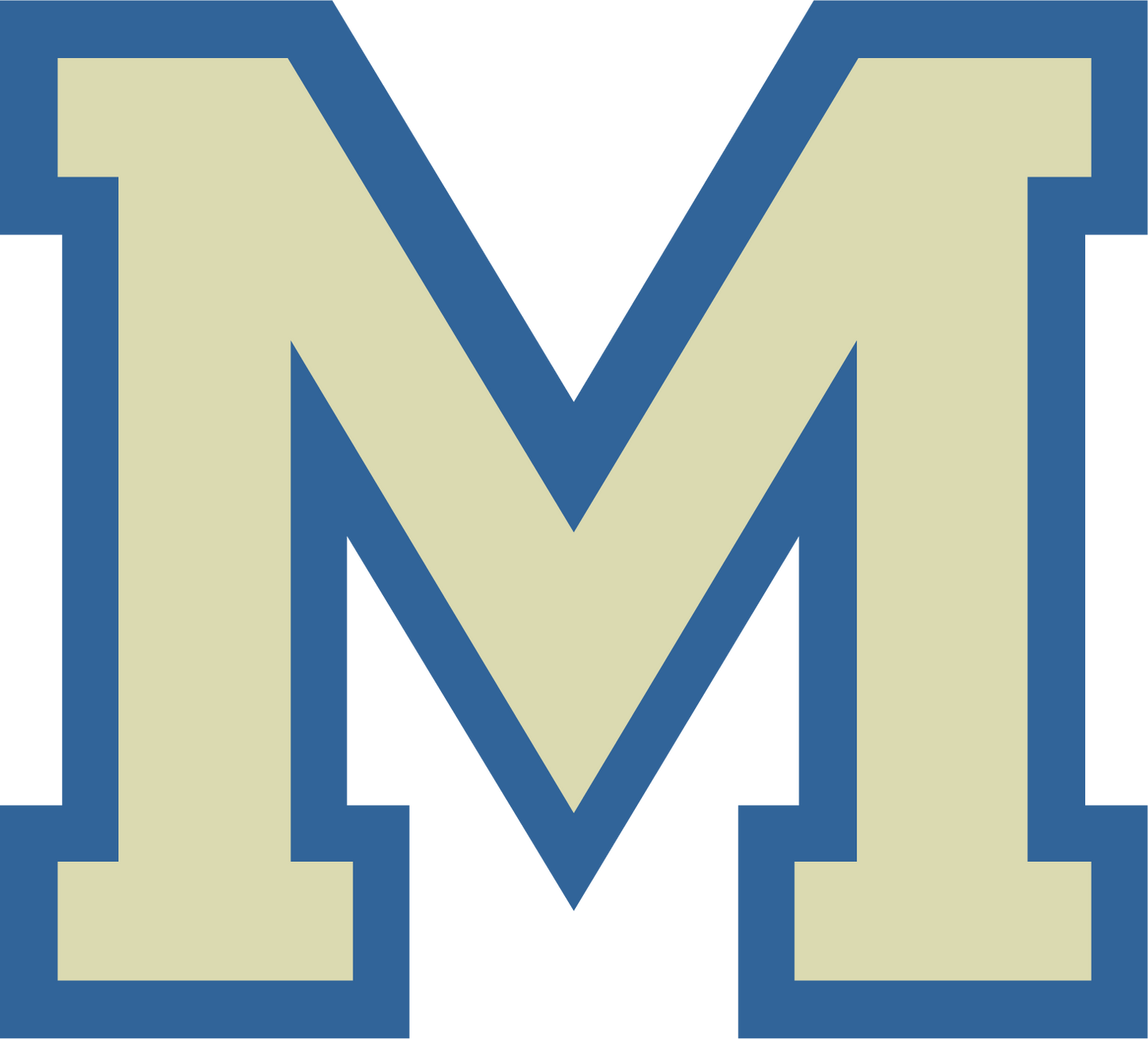 "M" Varsity Letter Patch