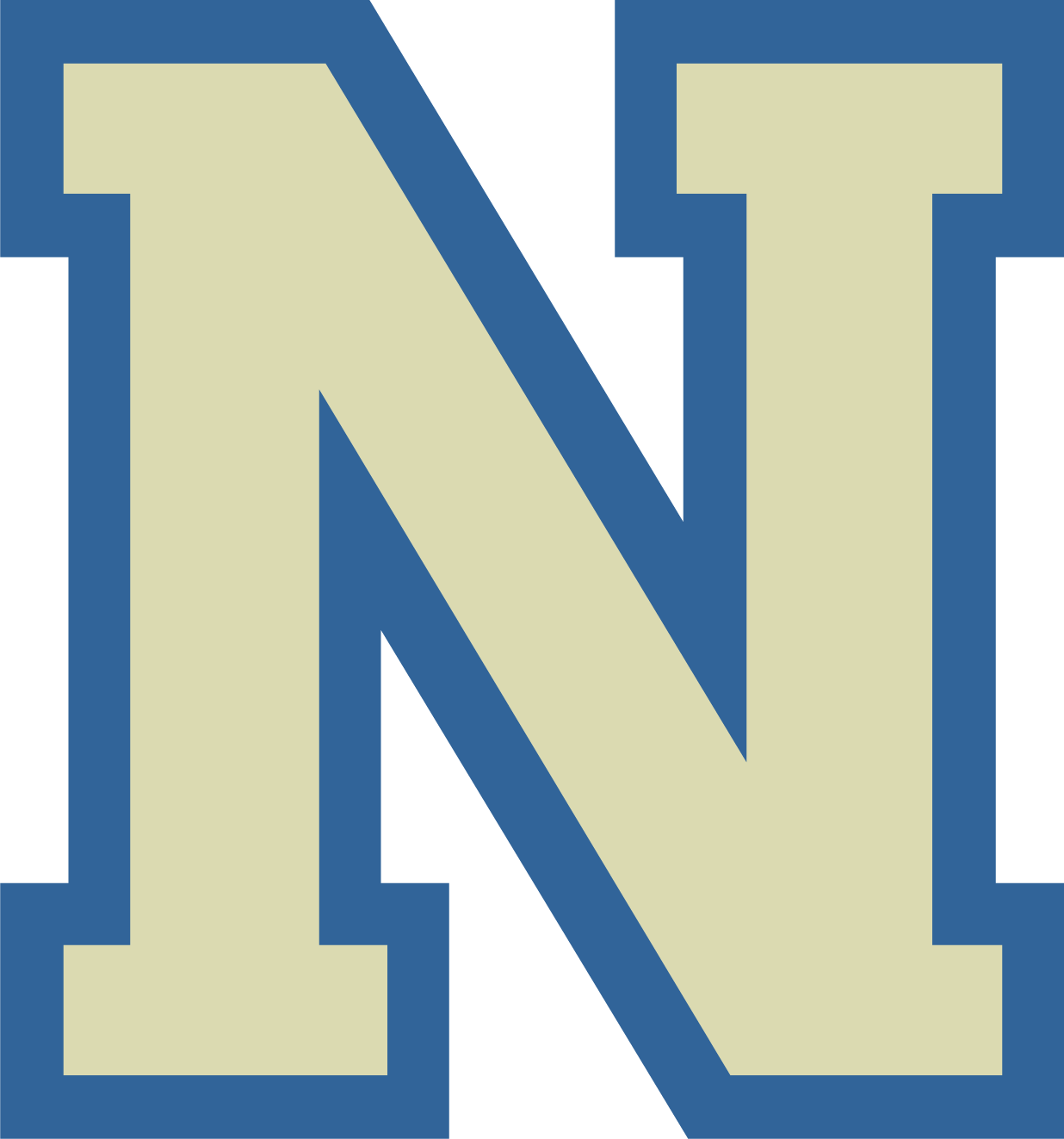 "N" Varsity Letter Patch