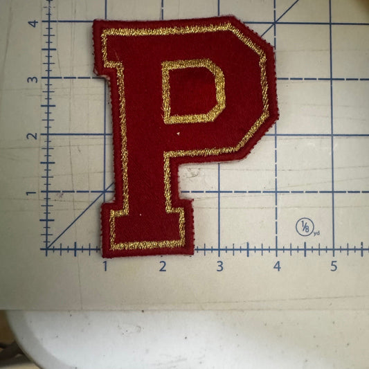 2inch to 4inch Varsity Letter Patches Letters A-Z and Numbers 0-9