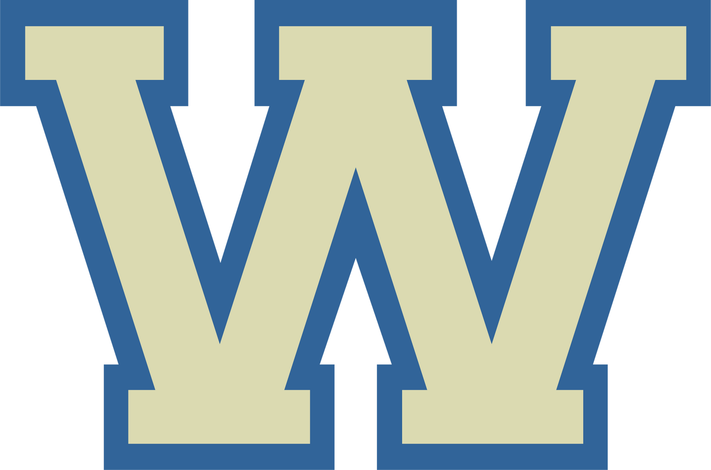 "W" Varsity Letter Patch