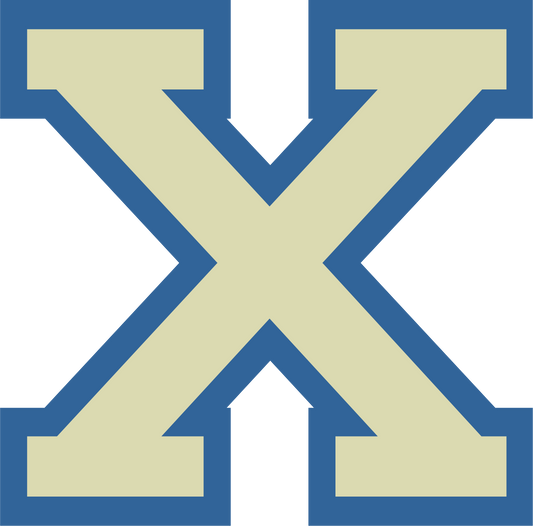 "X" Varsity Letter Patch