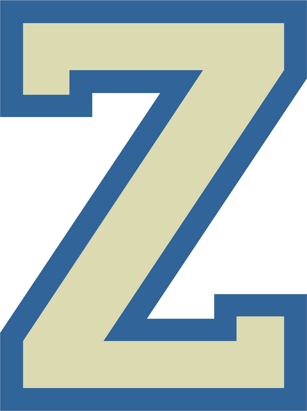 "Z" Varsity Letter Patch