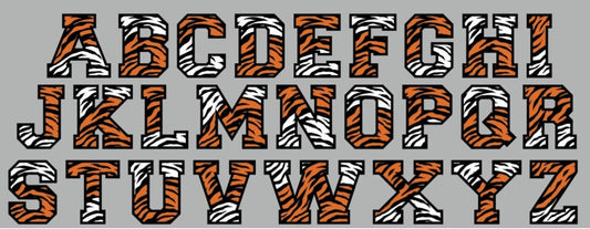 3INCH TIGER FONT