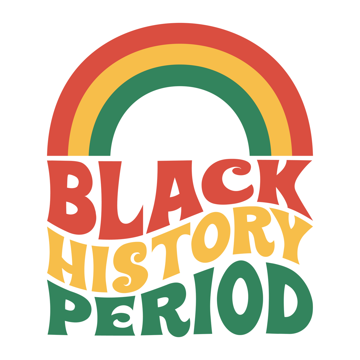 Black History Period Embroidery Design