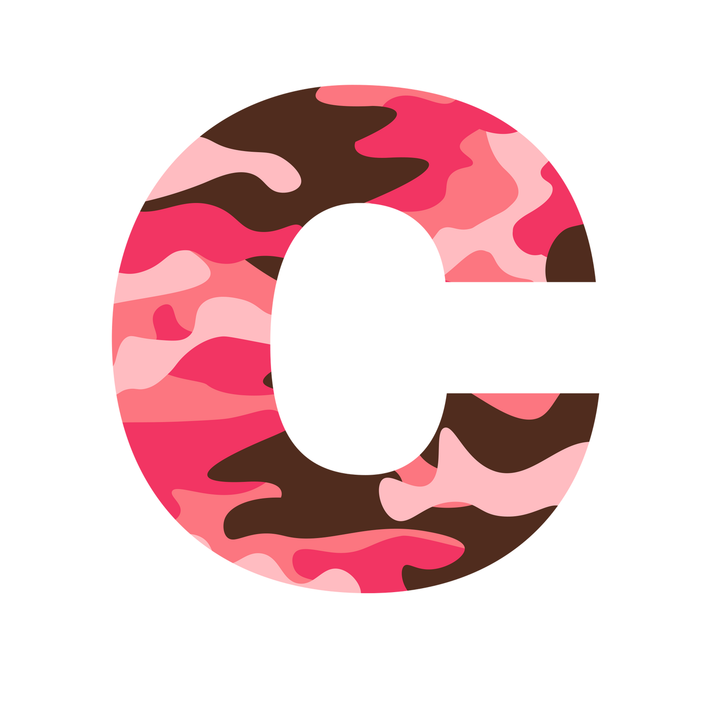 CAMO Embroidery Alphabet (A to Z) 5 Inch DST Format